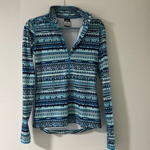 Nike dry fit half zip top